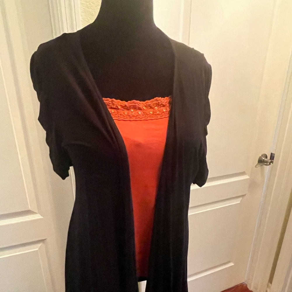 Short sleeve sweater